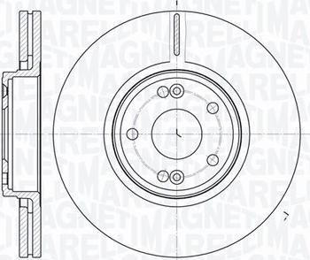 Magneti Marelli 361302040308 - Тормозной диск unicars.by