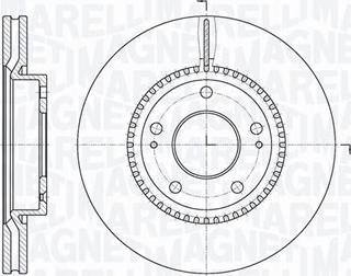 Magneti Marelli 361302040310 - Тормозной диск unicars.by