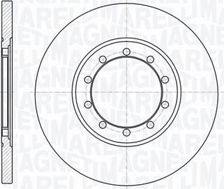 Magneti Marelli 361302040333 - Тормозной диск unicars.by