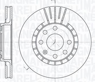 Magneti Marelli 361302040328 - Тормозной диск unicars.by