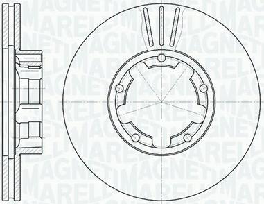 Magneti Marelli 361302040376 - Тормозной диск unicars.by