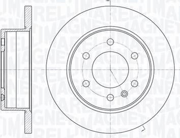 Magneti Marelli 361302040295 - Тормозной диск unicars.by