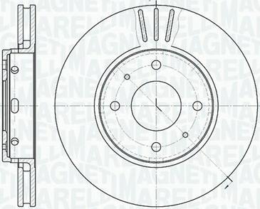 Magneti Marelli 361302040290 - Тормозной диск unicars.by