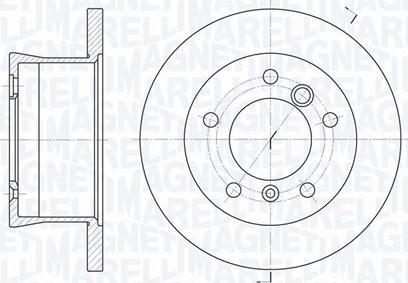 Magneti Marelli 361302040259 - Тормозной диск unicars.by