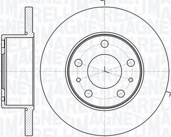 Magneti Marelli 361302040253 - Тормозной диск unicars.by