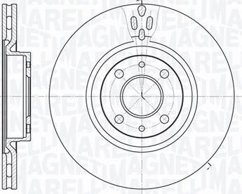 Magneti Marelli 361302040260 - Тормозной диск unicars.by