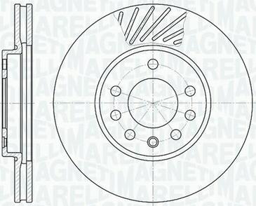 Magneti Marelli 361302040210 - Тормозной диск unicars.by