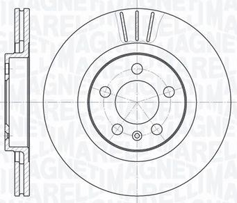 Magneti Marelli 361302040218 - Тормозной диск unicars.by