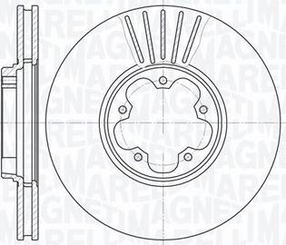 Magneti Marelli 361302040288 - Тормозной диск unicars.by