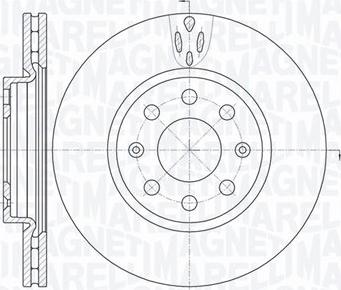 Magneti Marelli 361302040236 - Тормозной диск unicars.by