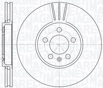 Magneti Marelli 361302040222 - Тормозной диск unicars.by