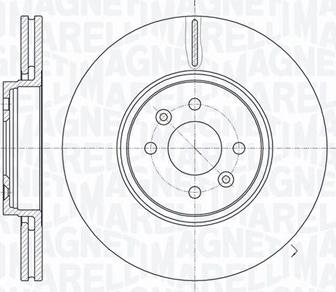 Magneti Marelli 361302040272 - Тормозной диск unicars.by