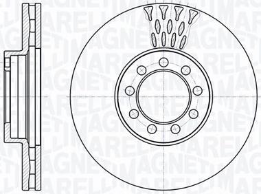 Magneti Marelli 361302040755 - Тормозной диск unicars.by