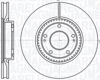 Magneti Marelli 361302040753 - Тормозной диск unicars.by