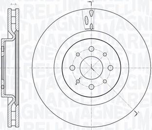 Magneti Marelli 361302040766 - Тормозной диск unicars.by