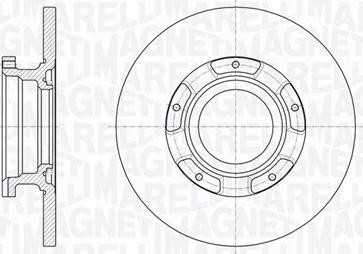 Magneti Marelli 361302040713 - Тормозной диск unicars.by