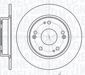 Magneti Marelli 361302040723 - Тормозной диск unicars.by