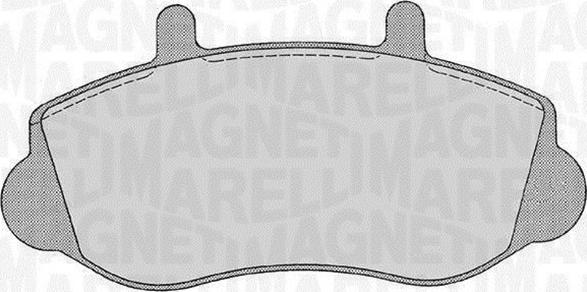 Magneti Marelli 363916060544 - Тормозные колодки, дисковые, комплект unicars.by