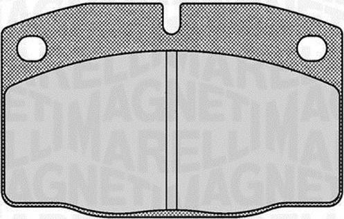 Magneti Marelli 363916060354 - Тормозные колодки, дисковые, комплект unicars.by