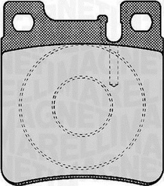 Magneti Marelli 363916060303 - Тормозные колодки, дисковые, комплект unicars.by