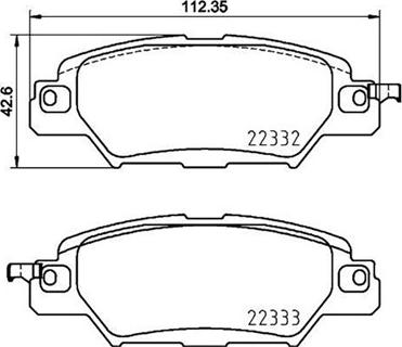 Magneti Marelli 363700449053 - Тормозные колодки, дисковые, комплект unicars.by