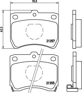 Magneti Marelli 363700200035 - Тормозные колодки, дисковые, комплект unicars.by