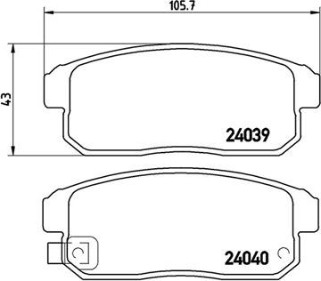 Magneti Marelli 363700449035 - Тормозные колодки, дисковые, комплект unicars.by