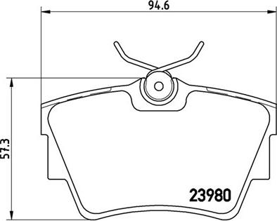 Magneti Marelli 363700459041 - Тормозные колодки, дисковые, комплект unicars.by