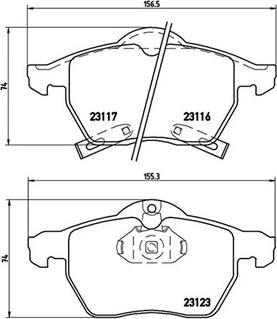 Magneti Marelli 363700459048 - Тормозные колодки, дисковые, комплект unicars.by