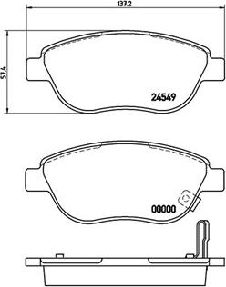 Magneti Marelli 363700459052 - Тормозные колодки, дисковые, комплект unicars.by