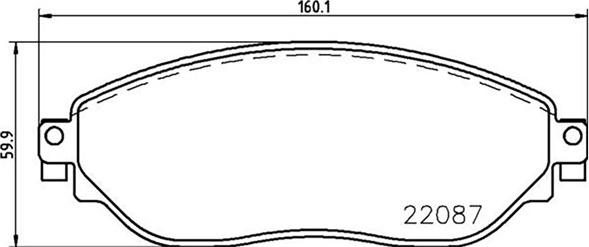 Magneti Marelli 363700459082 - Тормозные колодки, дисковые, комплект unicars.by