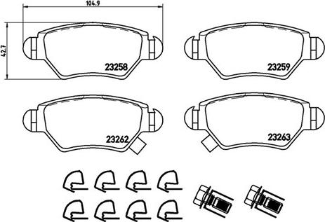 Magneti Marelli 363700459031 - Тормозные колодки, дисковые, комплект unicars.by