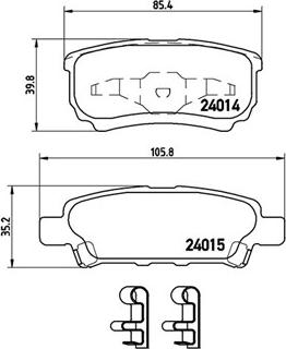 Magneti Marelli 363700454034 - Тормозные колодки, дисковые, комплект unicars.by