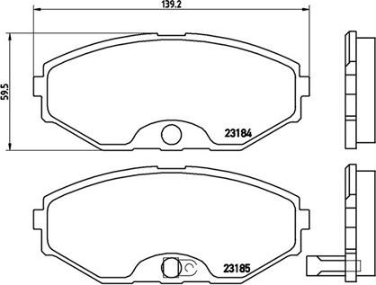 Magneti Marelli 363700456045 - Тормозные колодки, дисковые, комплект unicars.by