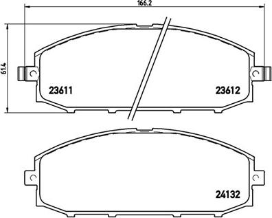 Magneti Marelli 363700456041 - Тормозные колодки, дисковые, комплект unicars.by