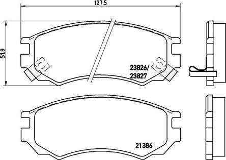 Magneti Marelli 363700456055 - Тормозные колодки, дисковые, комплект unicars.by