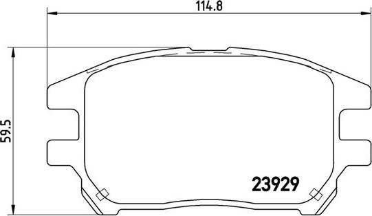 Magneti Marelli 363700456050 - Тормозные колодки, дисковые, комплект unicars.by