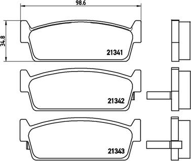 Magneti Marelli 363700456053 - Тормозные колодки, дисковые, комплект unicars.by