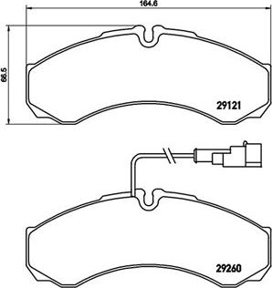 HITEC H 1543 - Тормозные колодки, дисковые, комплект unicars.by