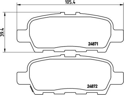 Magneti Marelli 363700456068 - Тормозные колодки, дисковые, комплект unicars.by