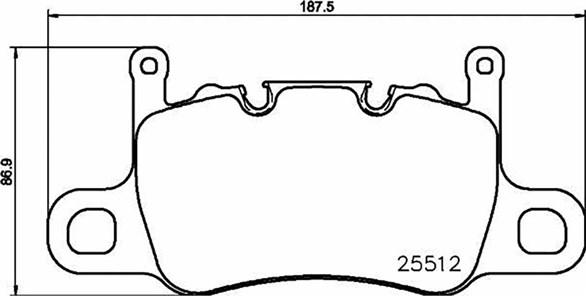 Valeo 9011170 - Тормозные колодки, дисковые, комплект unicars.by