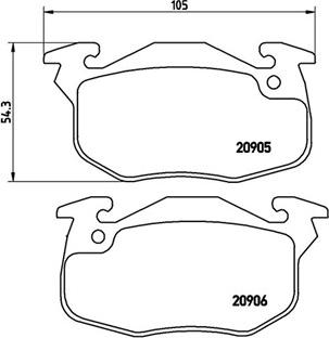 Magneti Marelli 363700461097 - Тормозные колодки, дисковые, комплект unicars.by