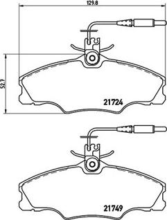 Magneti Marelli 363700461056 - Тормозные колодки, дисковые, комплект unicars.by