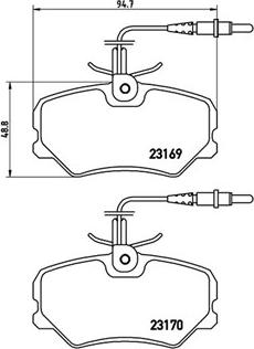 Magneti Marelli 363700461050 - Тормозные колодки, дисковые, комплект unicars.by