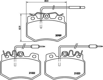 Magneti Marelli 363700461031 - Тормозные колодки, дисковые, комплект unicars.by