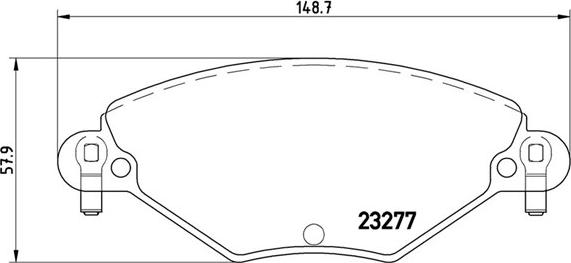 Magneti Marelli 363700461071 - Тормозные колодки, дисковые, комплект unicars.by