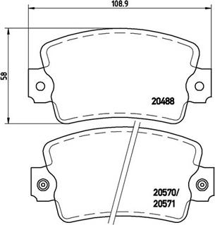 Magneti Marelli 363700468007 - Тормозные колодки, дисковые, комплект unicars.by