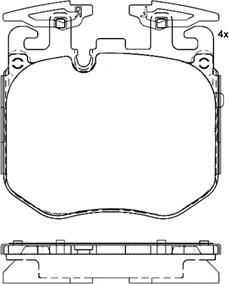 Magneti Marelli 363700406106 - Тормозные колодки, дисковые, комплект unicars.by