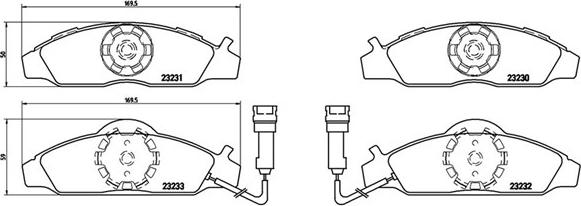 Magneti Marelli 363700415003 - Тормозные колодки, дисковые, комплект unicars.by