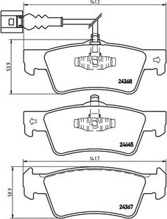 Magneti Marelli 363700485091 - Тормозные колодки, дисковые, комплект unicars.by